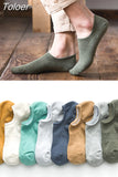 10 Colors Summer Mesh Breathable Short Sock Slippers Men Soild Non-slip Silicone Socks Men's Ankle Invisible Boat