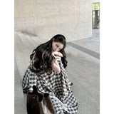 Design Lattice Sleeveless Round-Neck Dress Women 2025 Summer New Slim Retro Long