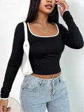 Women's Collider Round-Neck Long Sleeves Caught Short