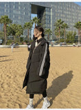 Winter Coat Women X-length Puffer Hood Bomber Basic Jackets Long Female Coat Loose Parka Plus Size Hoodies Outerwear Snow