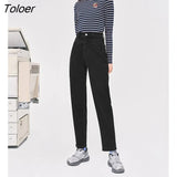 Women Fleece Jeans 2022 Winter High Waist Straight Denim Pants Solid Black Warm Comfort Chic Casual Streetwear