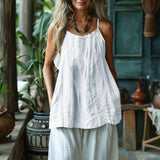 Shein Temu Cotton Leprosy Sling Vest New