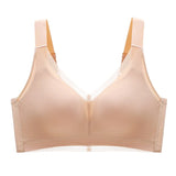 Plus Size Bra Sexy Underwear Women Wireless Lingerie Lace Bralette C D E