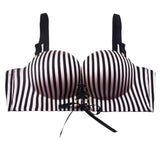 Padded Push Up Bras Add Two Cups Brassiere Unlined Seamless Bra for Women A B