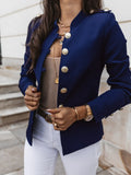 Burst Long Sleeve Rebuttoned Small Suit Short