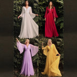 New Women's Wish Sexy Deep V Long-Sleeved Dress