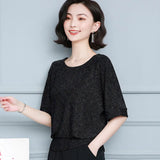 Elegant Shiny Sequin Blouse Glitter Shirt Tops Tunic Women Blouses Red Golden Shine Women's Blouses Plus Size New