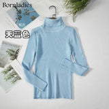 2021 Basic Turtleneck Women Sweaters Autumn Winter Tops Slim Women Pullover Knitted Sweater Jumper Soft Warm