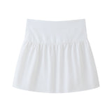 New Street Style 4-Color Simple Shoulder-To-Shoulder Blouse-Outfit