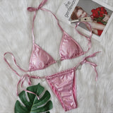 Toloer 2023 New Ins Web Celebrity Female Swimsuit Sexy Love Crystal Diamond Tassel