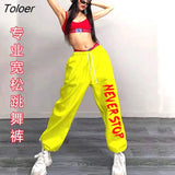 Sports Pants Women Pants European American Style Loose Casual Hip-hop Jazz Trousers Student High Waiste Thin