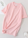 Sleeve Oversized T-shirt Cotton Women Top Summer 2022 Solid White T shirts 100% Cotton Tees Lady Basic T Shirt Women