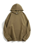 Women Hooded Sweatshirts Pullover Oversized Thick Solid Loose Cotton Sweatshirt Vintage Winter Hoodies Women Overzise