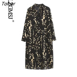 2023 Elegant Shirts Dress Women Midi Dress Long Sleeve Print Female Spring Autumn Dress Summer Vestidos femme