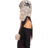 Winter Warm New Clothing Skeleton Print Men And Women Personality Trend Lei Feng Hat