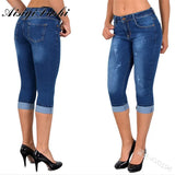 Summer Black Jeans Women Slim-fit Solid Mom Jeans Pants Stretch Bottoms Feminino Skinny Jeans Women Plus Size