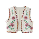 New Simple Embroidered Cardigan Vest 6895023-Outfit