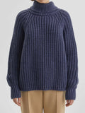 Women Sweater Turtleneck Knitted Thick Winter Woman Pull 2022 Warm Solid Jumper Loose Khaki Sweaters For Women Winter