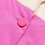 Women Suit Blazers VONDA Ladies Casual Lapel Coats Color Patchwork Autumn Office Formal Long Sleeve Thin Pant Sets no