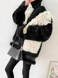 2022 New Women's Winter Lambswool Jackets Composite Sheep Shearling Fur Coat Winter Women's Warm