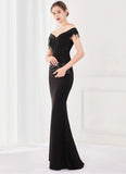 Fringe Tassels Off Shoulder Formal Mermaid Evening
