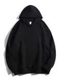 Women Hooded Sweatshirts Pullover Oversized Thick Solid Loose Cotton Sweatshirt Vintage Winter Hoodies Women Overzise