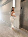 Fall Black Women Jumpsuit Backless Long Sleeve Rompers Womens Jumpsuits White Gray One Piece Outfits Bodycon
