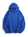 Women Hooded Sweatshirts Pullover Oversized Thick Solid Loose Cotton Sweatshirt Vintage Winter Hoodies Women Overzise