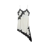 Women's ZA Irregular Lace Side Pure Lusty