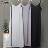 Sexy V-neck Women's dress Sleeveless Spaghetti Strap Dress 2022 Spring Summer Bottoming Female Black Gray Dresses