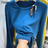 Fashion Knitted Button Up Shirt Women Loose Round Neck Leopard O-neck Long Sleeve Sweater Women Bow Elegantes Black