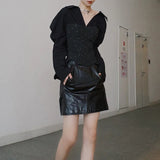 White Casual Patchwork Colorblock Slim Shirt Female Lapel Long Sleeve Fashion Blouse For Women Autumn Style