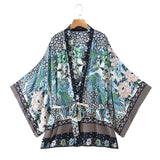 Phoenix Flower Printed Sweater Women's Cotton Jacket Jacket