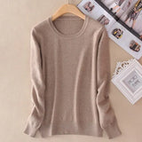 Sweater Female Knitted Pullover Women Winter Sweaters Autumn O Neck Cashmere Sweater Women Jumper O Neck Pull