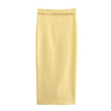 New With Belt Sleeveless Top 5030737 Midi Skirt