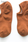 10 Colors Summer Mesh Breathable Short Sock Slippers Men Soild Non-slip Silicone Socks Men's Ankle Invisible Boat