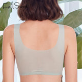 Plus Size Bras for Women Ultra Thin Seamless Underwear Wire Free Vest Active Bra with Pad M to