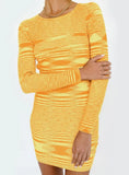 Casual Knitting Mini Bodycon