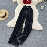 A Female Summer Dress Sexy Hottie Letter Embroidered Sleeveless Chest Vest High-Waisted Denim Casual Broad