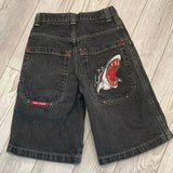 Baggy Denim Shorts Harajuku Y2K Jeans Hip-Hop Vintage Summer Brother-Outfit